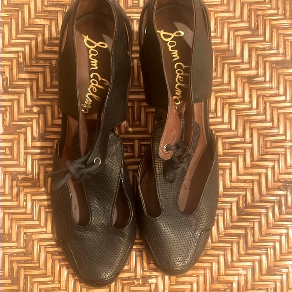 Sam Edelman Black Leather Shoes
